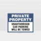 Private Property Parking Sign