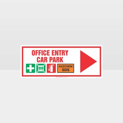 Office Entry Car Park Sign