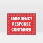Emergency Response Container Sign