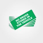 No Drugs Stored In The Vehicle Labels