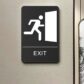 Exit Braille Sign