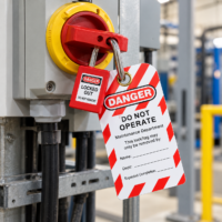 Do Not Operate Maintenance Department Lockout Tags In Use