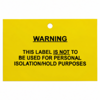 Hazard Out of Order Tags – Back